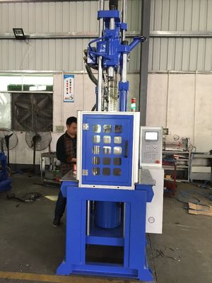 200MM ওপেনিং স্ট্রোক 55T হাইড্রোলিক উল্লম্ব ইনজেকশন মোল্ডিং মেশিন 2 ওয়ার্কিং টেবিল সঙ্গে